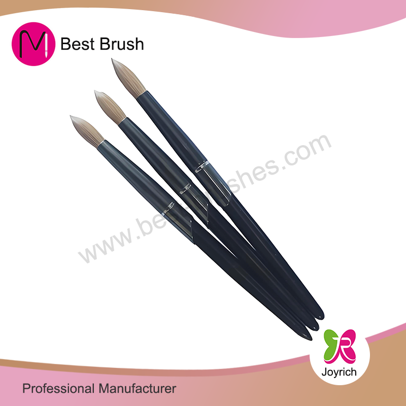 Ireng Kolinsky Metal Filrylic Nail Brush
